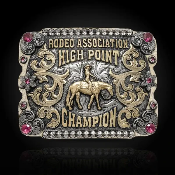 Crystal City Belt Buckle 